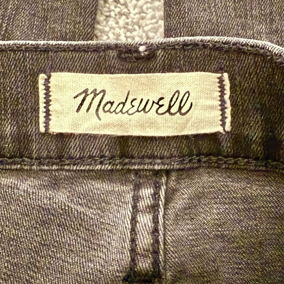 Madewell Women’s Cali‎ Demi-Boot Light Black Wash Ankle Denim Jeans Size 25 - Picture 2 of 11